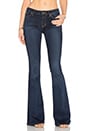 Hudson Jeans Mia 5 Pocket Mid Rise Flare in Oracle | REVOLVE