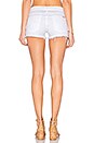 view 3 of 4 Kenzie Cut Off Short in White