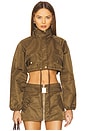 view 1 of 5 X Brooks Nader Grace Ann Cropped Jacket in Basin