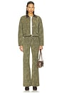 view 5 of 6 FLARE DANI in Army Green