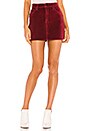 view 1 of 4 The Viper Mini Skirt in Oxblood