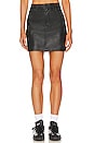 view 1 of 4 Cargo Faux Leather Viper Skirt in Black