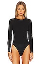 view 2 of 5 Knot Back Bodysuit in Black