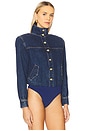 view 3 of 5 X Brooks Nader Beaucoup Bodysuit in Third Street