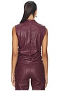 view 3 of 4 Vegan Leather Top in Port Royal
