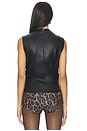 view 3 of 4 Vegan Leather Top in Black