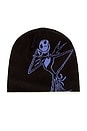 view 4 of 4 x The Nightmare Before Christmas Nightmare Reverse Skull Beanie in Multi