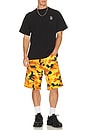 view 3 of 5 Kinda Loose Double Knee Camo Short in Lava