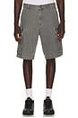 view 1 of 6 Oval Denim Cargo Short in Frost Gray