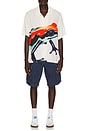 view 4 of 6 Oval Denim Cargo Short in Indigo
