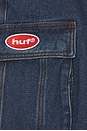 view 6 of 6 Oval Denim Cargo Short in Indigo