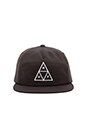 view 1 of 3 Triple Triangle Snapback in Black