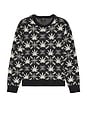 view 4 of 4 Arctic Plantlife Crewneck Sweater in Black