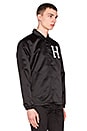 view 3 of 4 Satin Coaches Jacket in Black