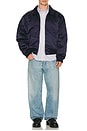 view 4 of 6 BLOUSON AVIATEUR RÉVERSIBLE CLOTHIERS in Navy