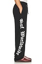 view 2 of 6 Olympia Open Hem Sweatpant in Black