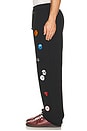 view 4 of 6 Olympia Open Hem Sweatpant in Black