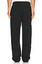 view 5 of 6 Olympia Open Hem Sweatpant in Black
