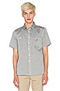 view 1 of 3 CHEMISE CHAMBRAY SHORT SLEEVE in Grey