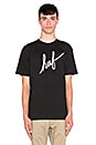 view 1 of 3 Demi Script Tee in Black
