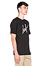 view 2 of 3 Demi Script Tee in Black