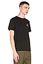 view 2 of 3 Pyramid Tee in Black