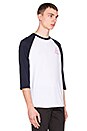 view 2 of 3 Triple Triangle Raglan in Navy