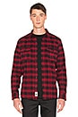 view 1 of 6 CHEMISE BOUTONNÉE EN FLANELLE TARDY in Red