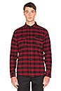 view 2 of 6 CHEMISE BOUTONNÉE EN FLANELLE TARDY in Red