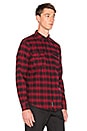 view 3 of 6 CHEMISE BOUTONNÉE EN FLANELLE TARDY in Red