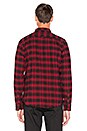 view 4 of 6 CHEMISE BOUTONNÉE EN FLANELLE TARDY in Red