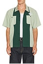view 1 of 5 Urethane Work Shirt in Mist Green