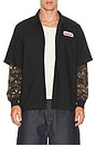 view 1 of 5 Shadows Long Sleeve Work Shirt in Black