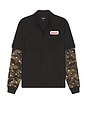 view 5 of 5 Shadows Long Sleeve Work Shirt in Black