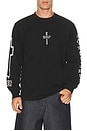 view 1 of 5 Hard Luxe Long Sleeve Tee in Black