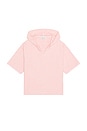 view 1 of 2 Kids Sunny Towelling Hooded Poncho in Pink