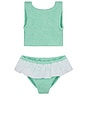 view 1 of 2 Kids Olive Bikini in Metallic Mint