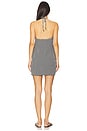 view 3 of 4 Halter Neck Mini Dress in Black Gingham
