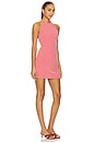 view 2 of 4 Halter Neck Mini Dress in Red Gingham