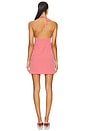 view 3 of 4 Halter Neck Mini Dress in Red Gingham