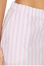 view 6 of 6 Cabana Stripe Embroidered Shorts in Pink