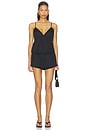 view 5 of 6 Frill Mini Shorts in Black