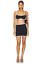 view 5 of 6 Swim Skirt in Black