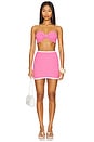 view 5 of 6 Swim Skirt in Candy Pink