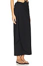 view 2 of 6 Long Sarong in Black