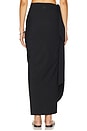 view 4 of 6 Long Sarong in Black