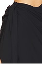 view 6 of 6 Long Sarong in Black