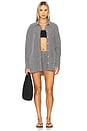 view 4 of 5 Oversized Shirt in Black Gingham
