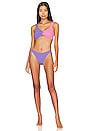 view 1 of 3 Duo Chelsea Bikini Set in Lilac & Bubblegum