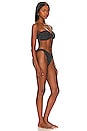 view 2 of 4 Jean Bikini Set in Black & Gold Lurex